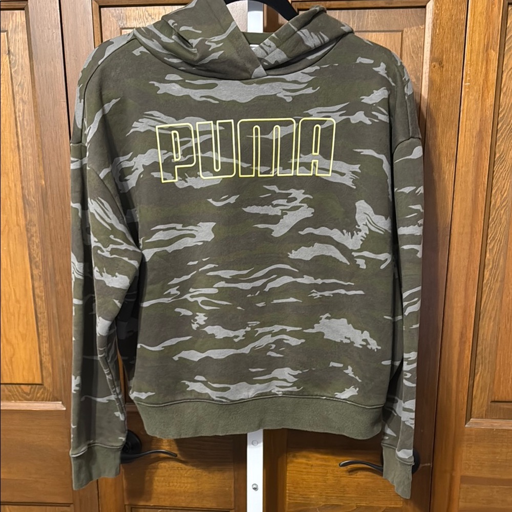Puma Green Camouflage Hoodie
